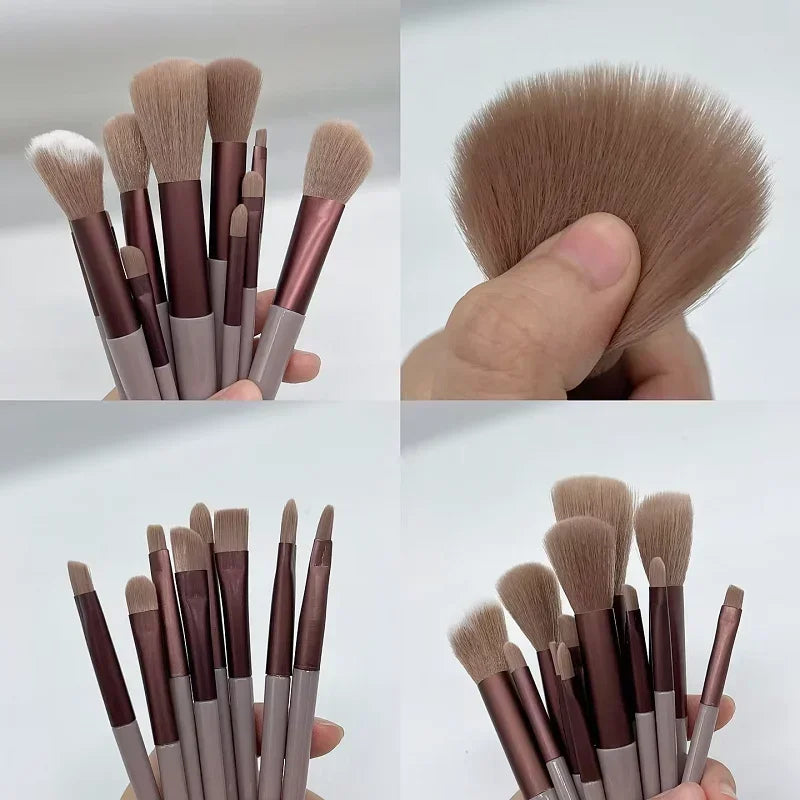 13 PCS Colorful Makeup Brush Set Eye Shadow