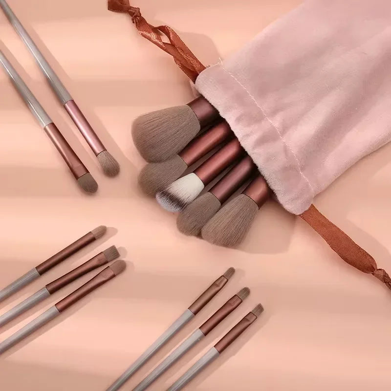 13 PCS Colorful Makeup Brush Set Eye Shadow