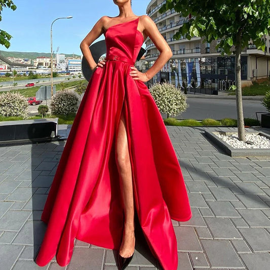 Women Sexy Off Shoulder Long Dress Elegant