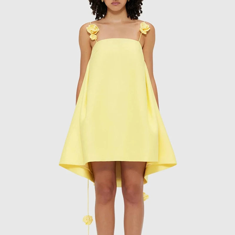 Summer Satin Thin Women's Party Dress Fashion