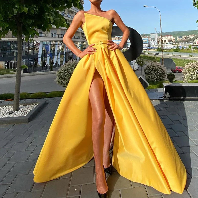 Women Sexy Off Shoulder Long Dress Elegant