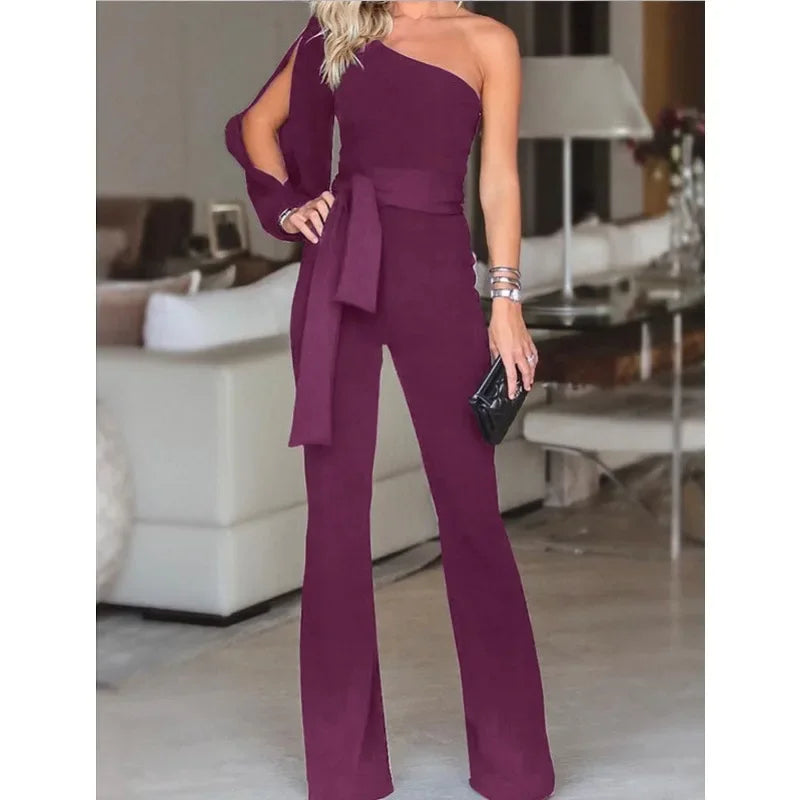 New women's single shoulder high waistband
